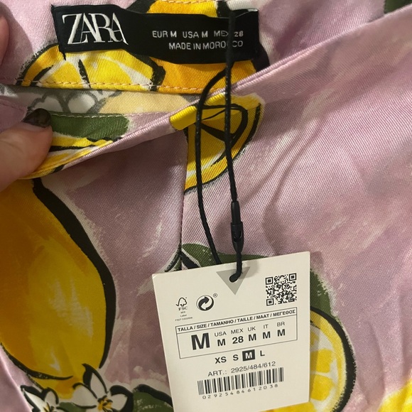 Zara Lemon Skirt - Picture 3 of 7